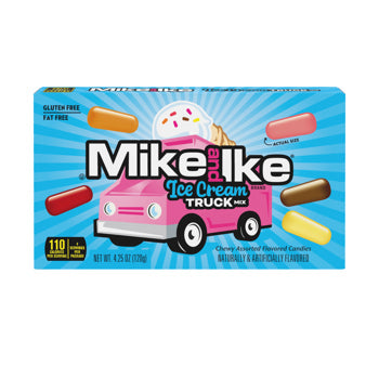 Mike and Ike Ice Cream Truck Theater Box 4.25 oz (12 Packs Per Box)