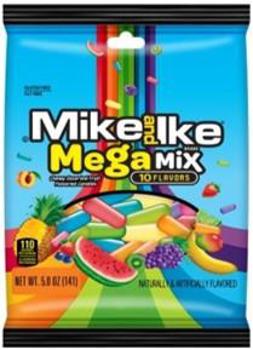Mike and Ike Mega Mix Peg Bag 5 oz (3 Bags)