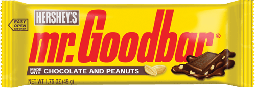 Mr Goodbar Chocolate Candy Bar 1.75 oz (36 Bars Per Box)