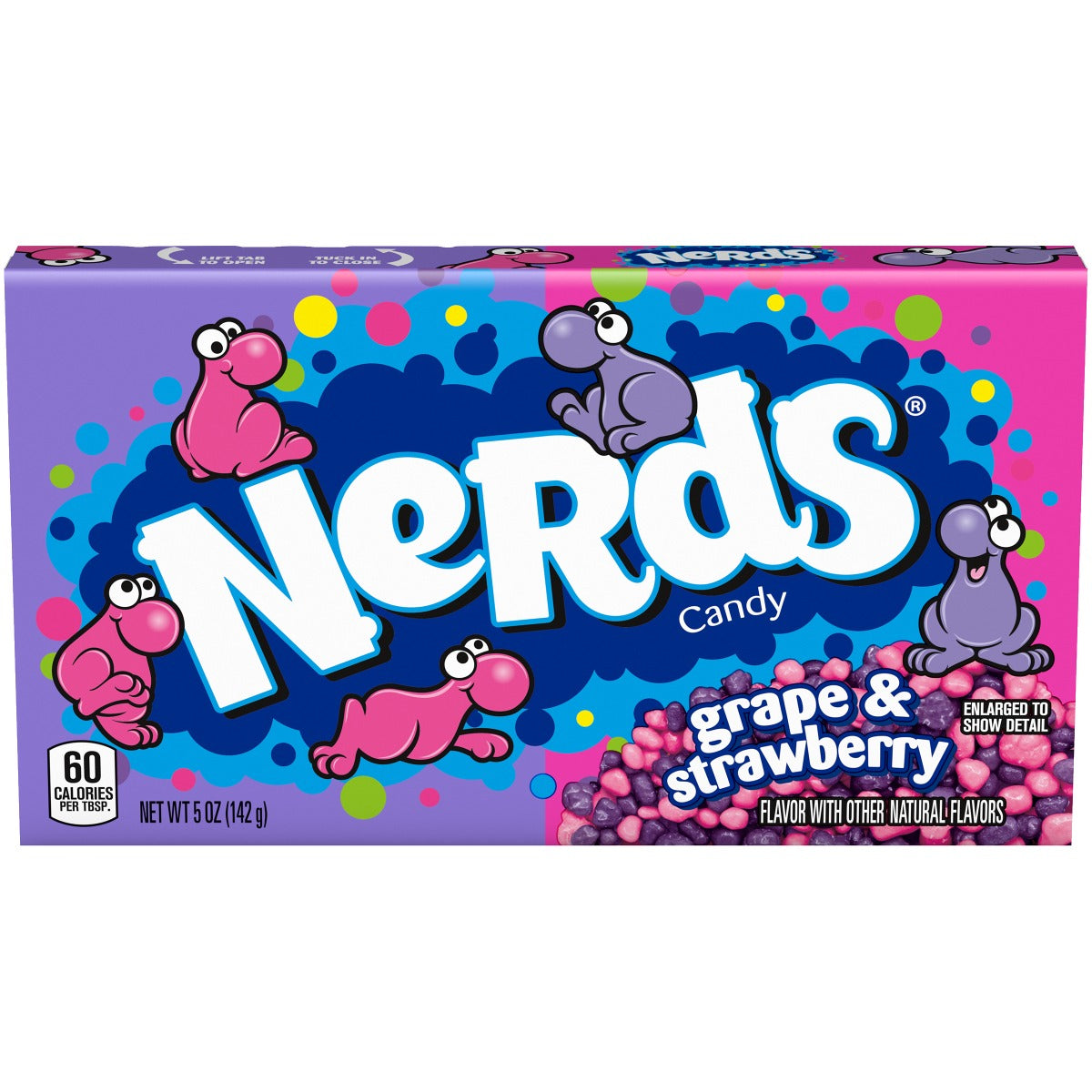 Nerds Grape & Strawberry Theater Box 5 oz (12 Unit Per Case)