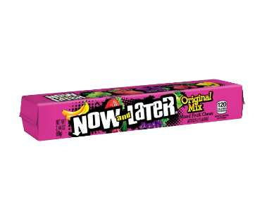 Now and Later Candy Original Mix  2.4 oz (24 Packs Per Box)