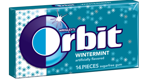 Orbit Gum Wintermint Flavor (12 Packs Per Box)