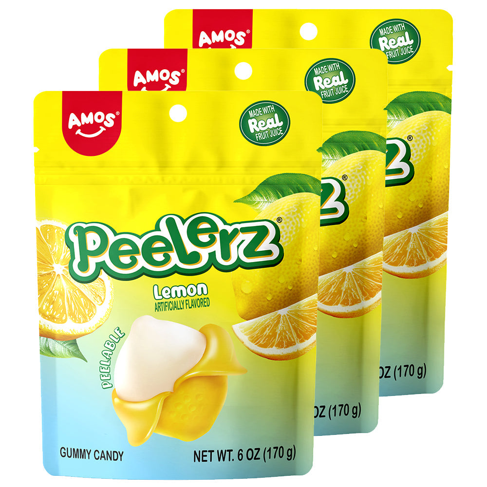 Peelerz - Peelable Gummy Lemon Flavor - 6oz