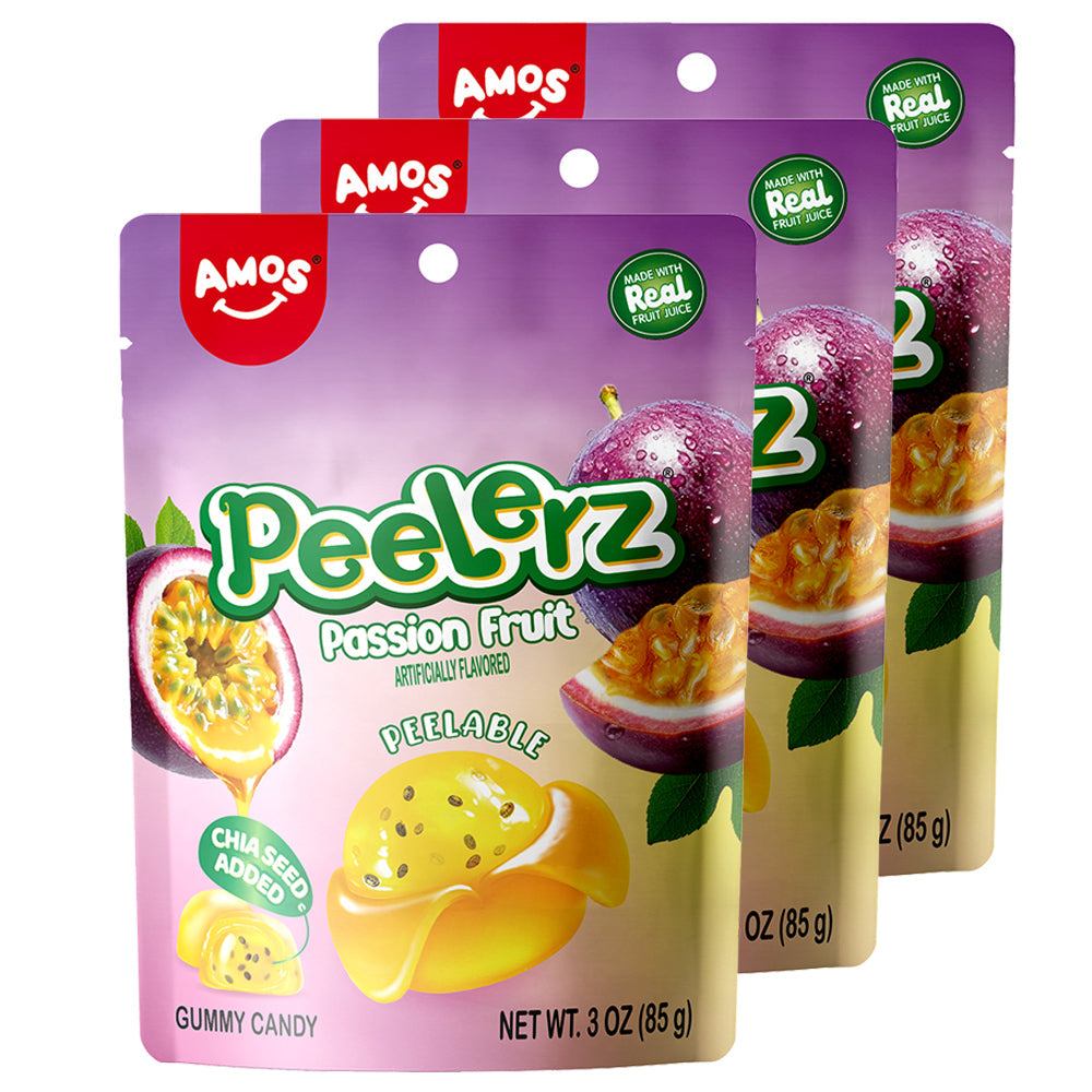Peelerz - Peelable Gummy Passion Fruit Flavor - 3oz