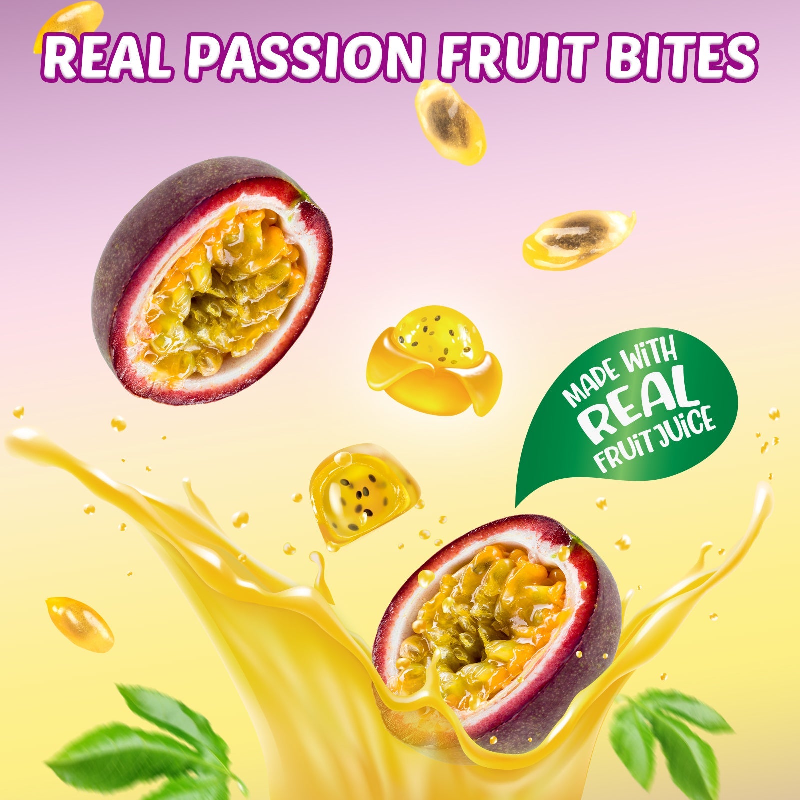 Peelerz - Peelable Gummy Passion Fruit Flavor - 3oz