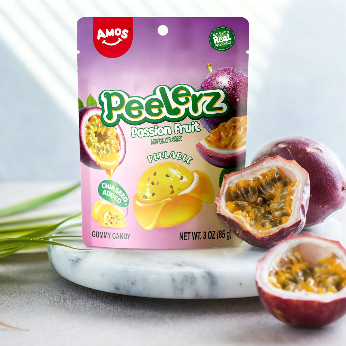 Peelerz - Peelable Gummy Passion Fruit Flavor - 3oz