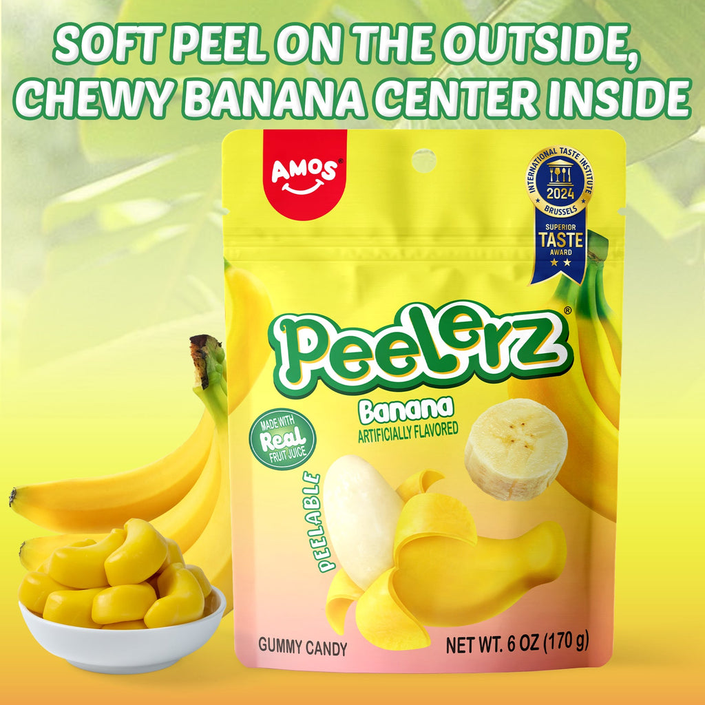 Peelerz - Peelable Gummy Banana Flavor - 6oz