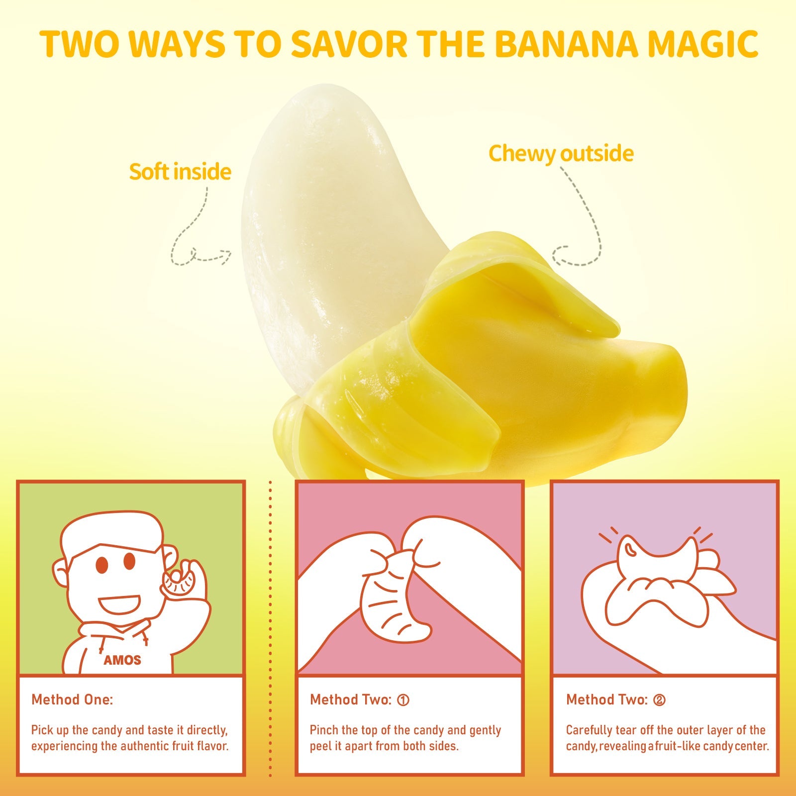 Peelerz - Peelable Gummy Banana Flavor - 6oz