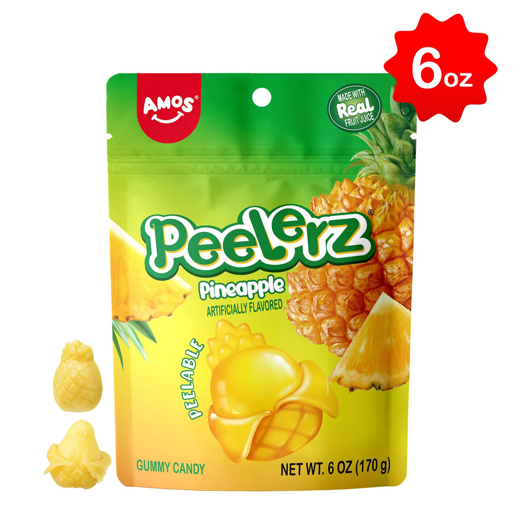 Peelerz - Peelable Gummy Pineapple Flavor - 6oz