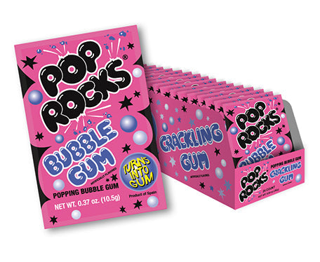 Pop Rocks Bubble Gum Flavor (24 Packs Per Box)