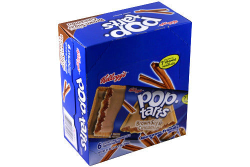 Pop Tarts Frosted Brown Sugar Cinnamon Flavor 3.52 oz  (6 Packs Per Box)