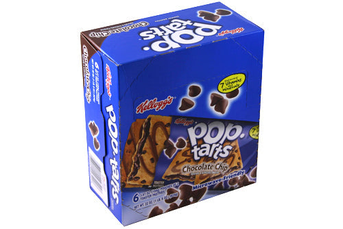Pop Tarts Frosted Chocolate Chip Flavor 3.67 oz (6 Packs Per Box)