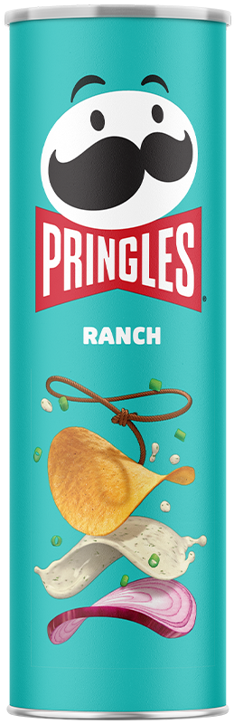 Pringles Chips Ranch Flavor 5.57 oz (14 Cans Per Case)