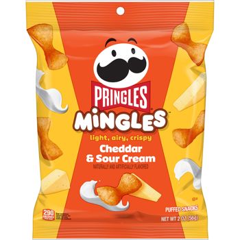 Pringles Mingles Cheddar & Sour Cream 2 oz (6 Packs Per Box)
