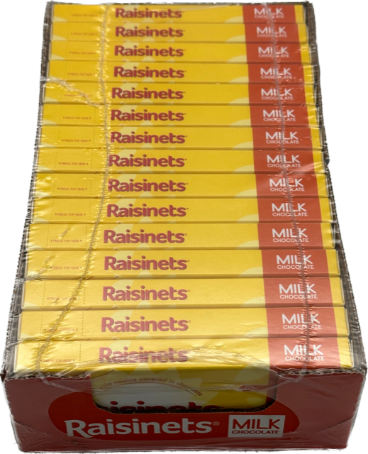 Raisinets Milk Chocolate 3.1 oz Theater Box (15 Box Per Case)
