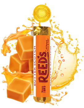 Reeds Butter Scotch (24 Rolls Per Box)