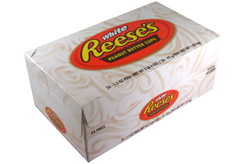 Reese's White Peanut Butter Cup 1.5 oz (24 Packs Per Box)