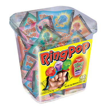 Ring Pops Assorted Flavors (40 Pieces Per Jar)
