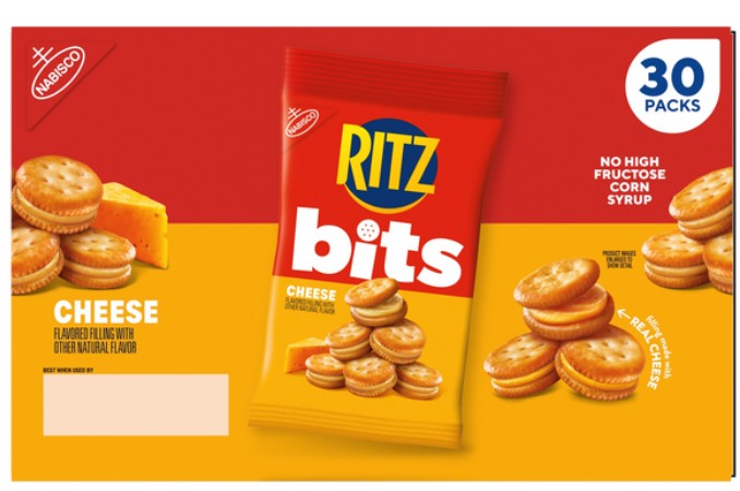 Ritz Bits Cheese  1.5 oz (30 Packs Per Box)