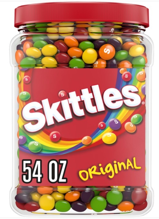 Skittles Original Bulk Candy Unwrapped (54 oz Per Jar)
