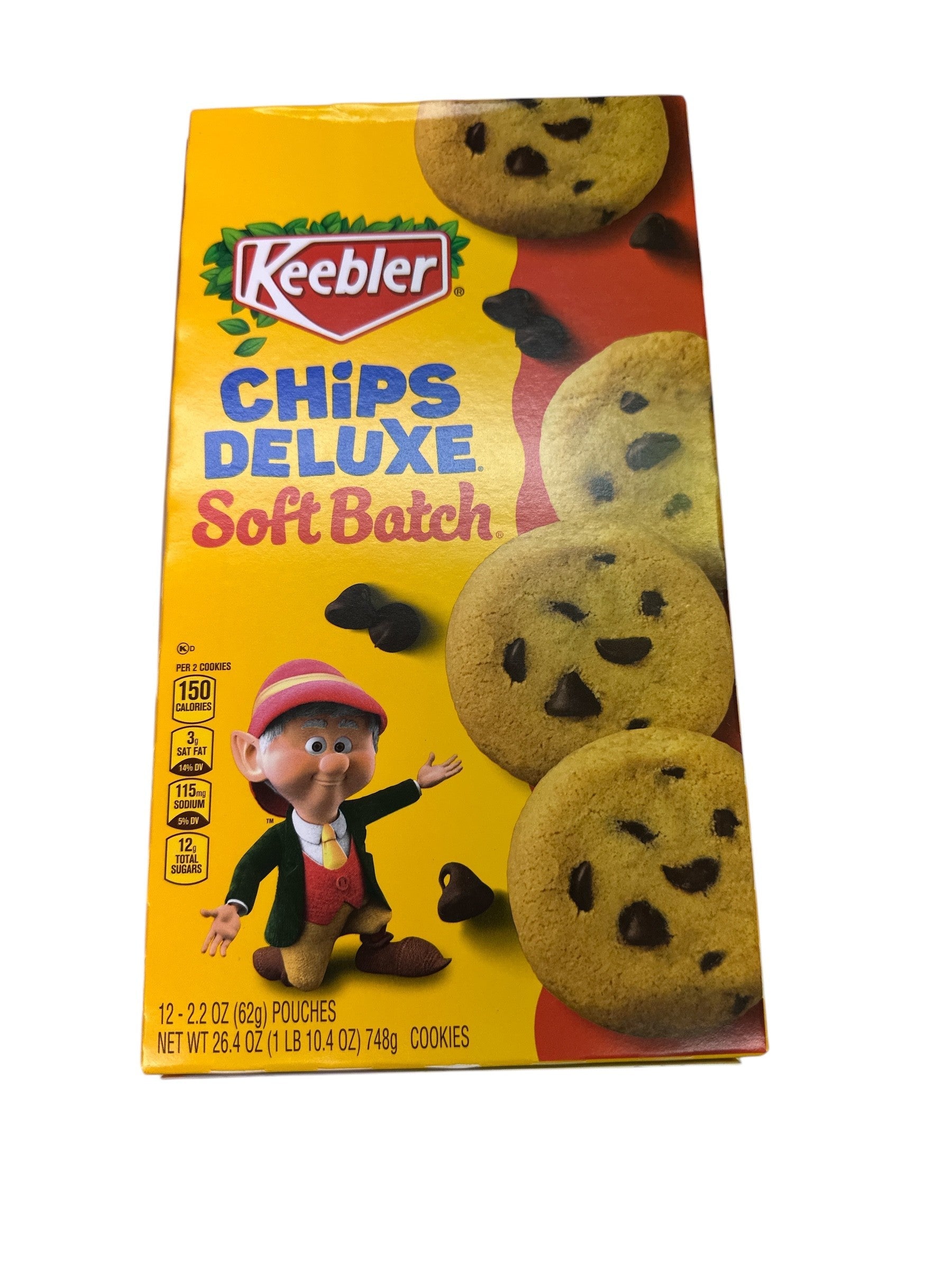 Soft Baked Chips Deluxe Chips & Chunks Cookies 2.2 oz (12 Packs Per Box)