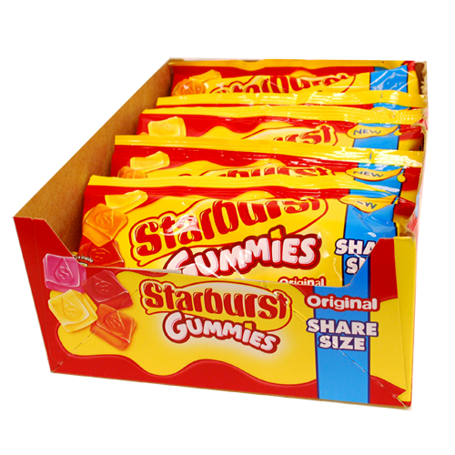Starburst Gummies Original Share Size 3.45 oz (15 Packs Per Box)