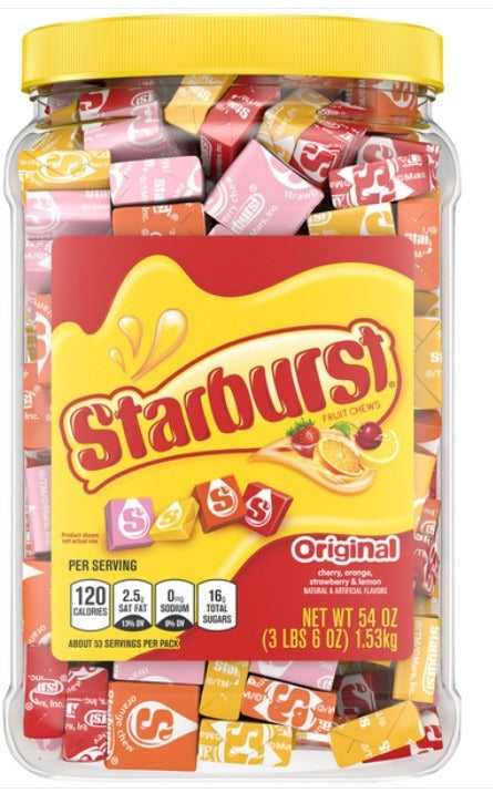 Starburst Original Mix Wrapped (54 oz Per Jar)