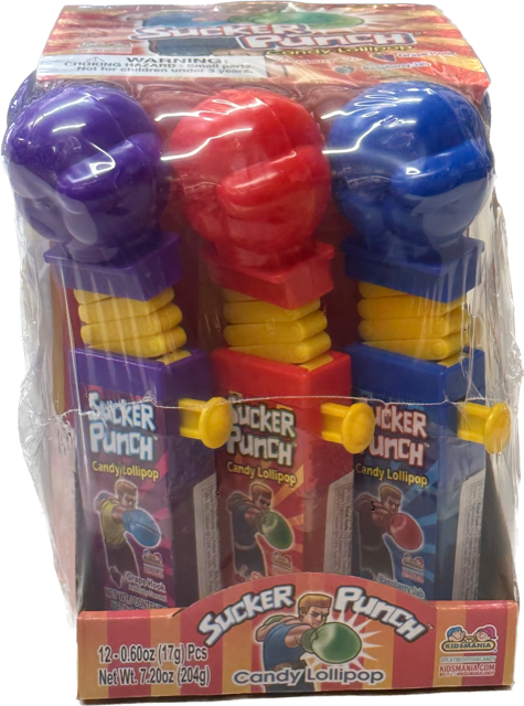 Sucker Punch Lollipops Kidsmania (12 Pieces Per Box)
