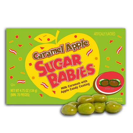 Sugar Babies Caramel Apple Theater 5 oz (12 Box Per Case)