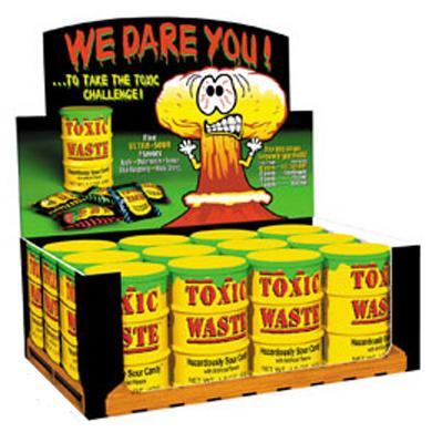 Toxic Waste Drum Sour Candy 1.7 oz (12 Pieces Per Box)