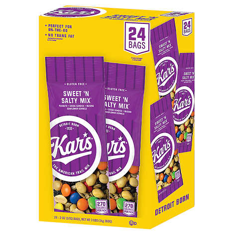 Trail Mix Sweet N Salty Mix 2 oz (24 Packs Per Box)