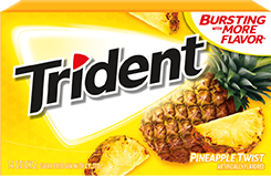 Trident Gum Pineapple Twist (12 Packs Per Box)