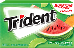 Trident Gum Watermelon Twist Flavor (12 Packs Per Box)