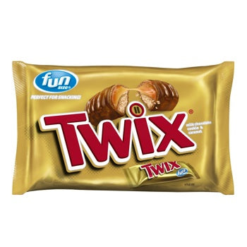Twix Caramel Candy Fun Size Wrapped (10.83 oz Per Bag)