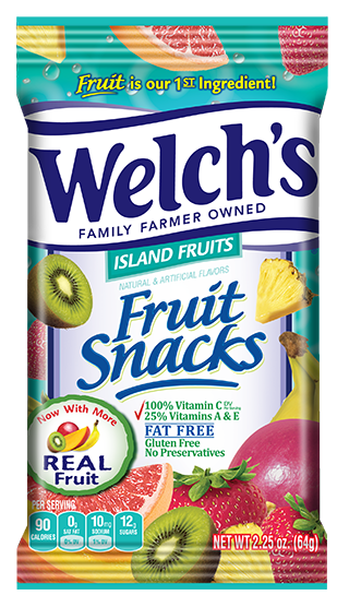 Welch's Island Fruit 5 oz (12 Bags Per Case)