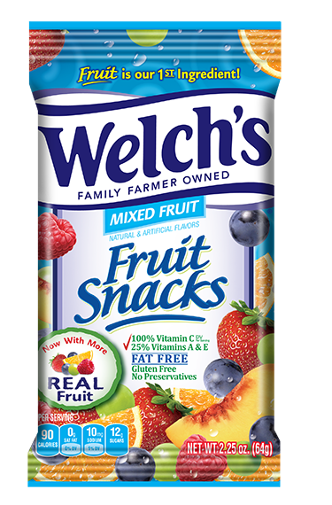 Welch's Mixed Fruit 5 oz (12 Bags Per Case)