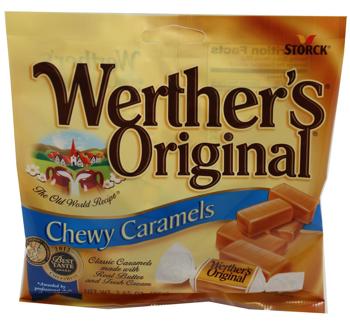 Werther Original Chewy Peg Bag 2.4 oz (3 Bags)