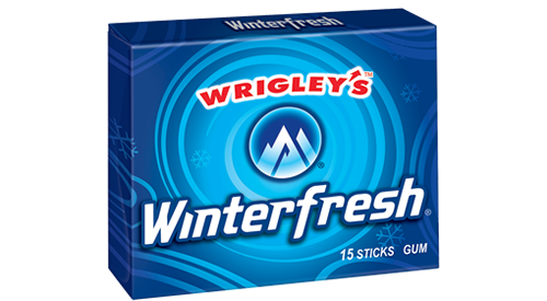 Winterfresh Bubble Gum Slim Pack  (10 Packs Per Box)