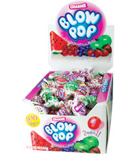 Charms Blow Pops Assorted Flavors (100 Pops Per Box)