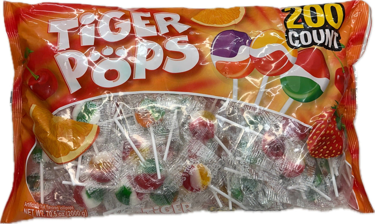Tiger Pops (200 Pops Per Bag)