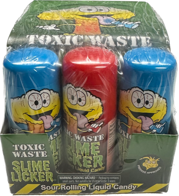 Toxic Waste Slime Licker Sour Roll 2 oz (12 Pieces Per Box)
